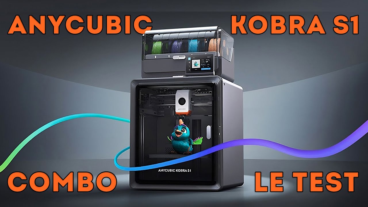 TEST Anycubic Kobra S1 Combo, aussi bien que la Bambu Lab P1S ⁉