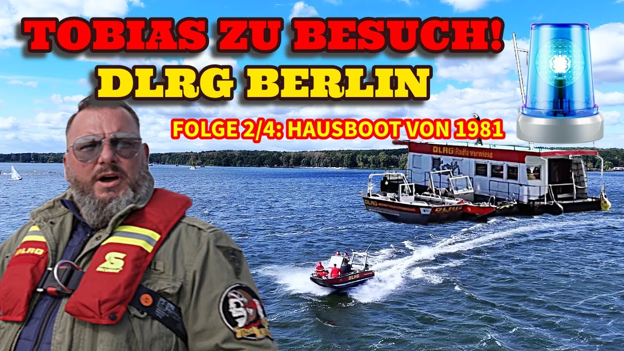 Was macht die DLRG? - Tobias besucht ein HAUSBOOT von 1981 | Tobias Zimmermann x DLRG Berlin
