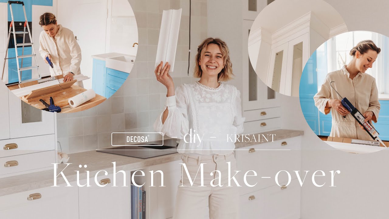 Küche Make-over - CROWN MOLDINGS - STUCK - DIY