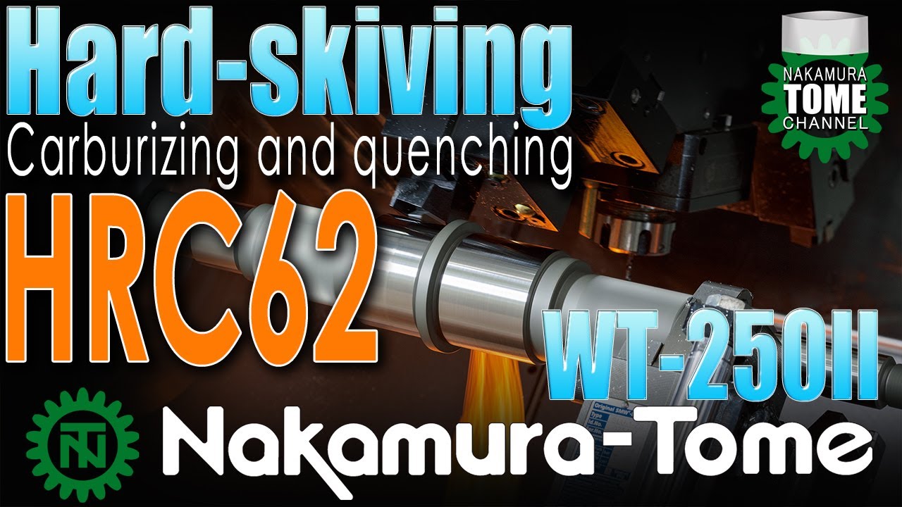 ハードスカイビング　|　HRC62　高硬度材の高速旋削加工