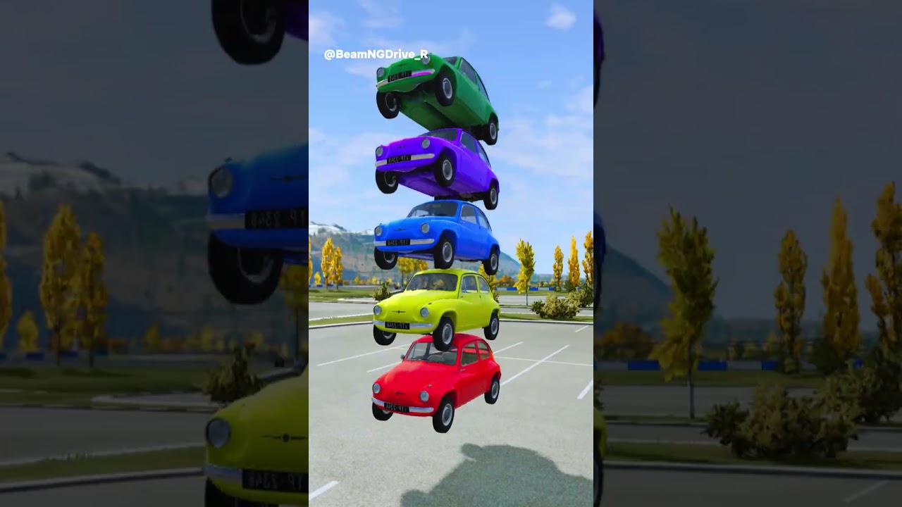 The Colorful Crash Conspiracy! 🌈❓🚗🚌 What Happened?!