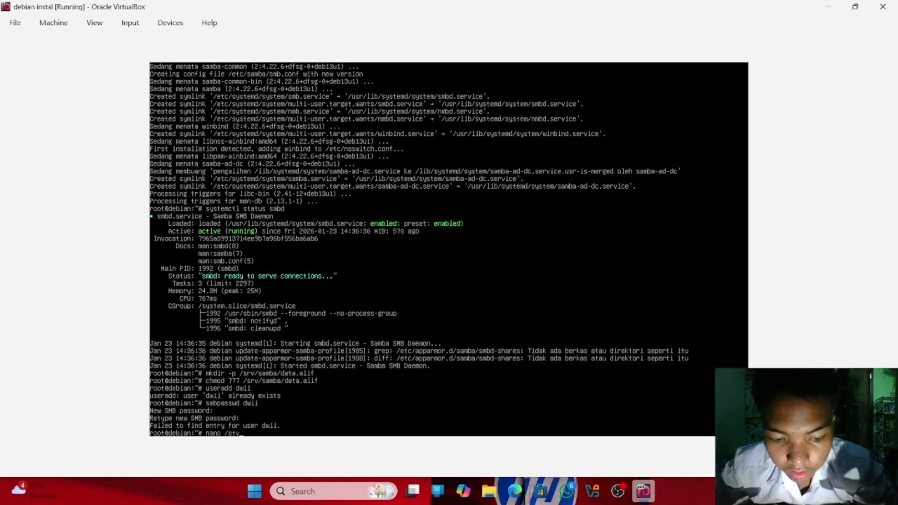 CARA MEMBUAT SAMBA SERVER