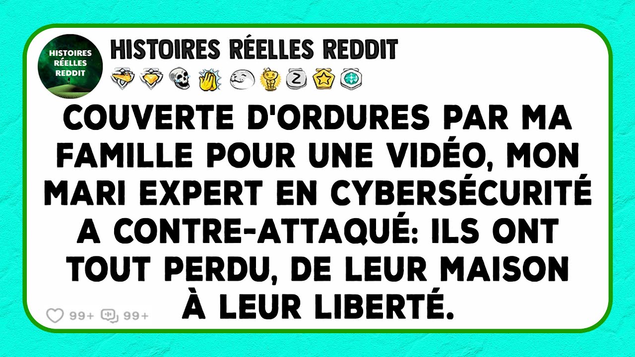 Couverte d'ordures par ma famille pour une vidéo, mon mari expert en cybersécurité a contre-attaqué