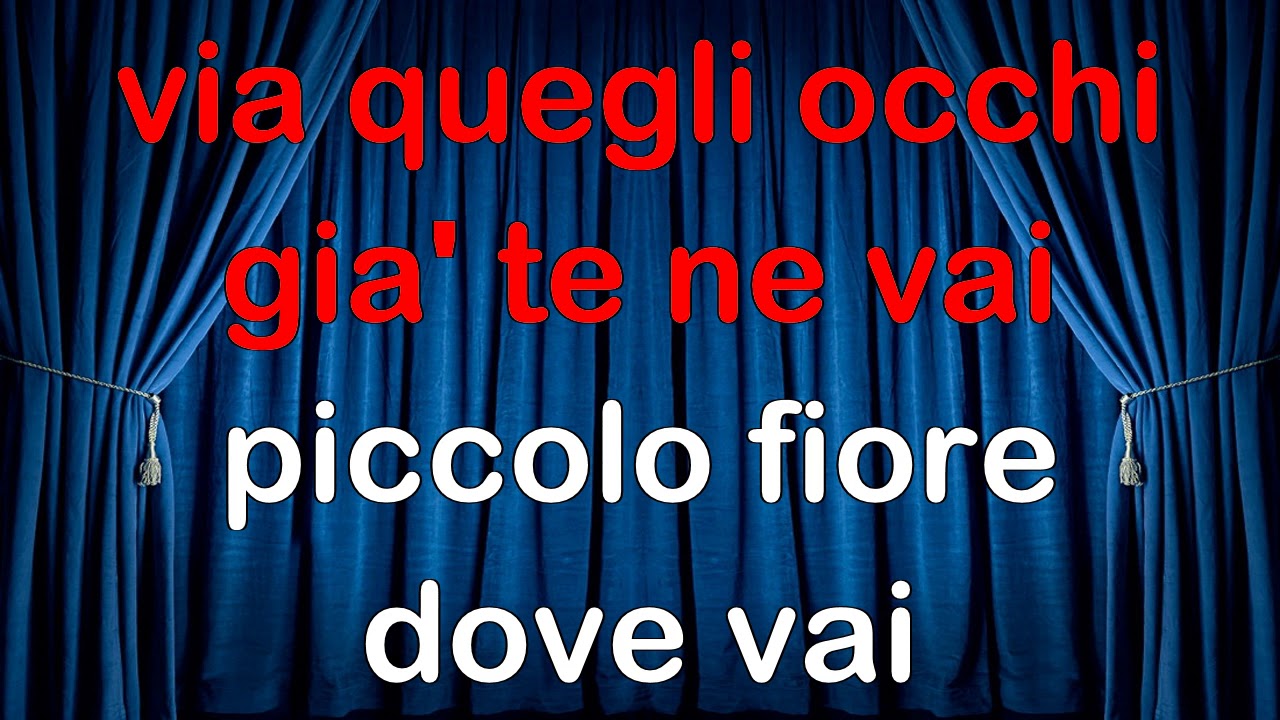 I Teppisti dei Sogni - Piccolo Fiore CORI KARAOKE MM (fair use)