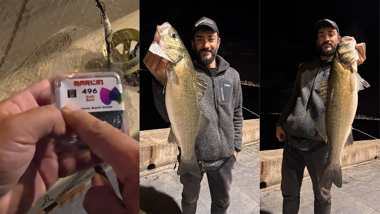 İzmir Karataşta Canlı Kefalle Levrek Avladık