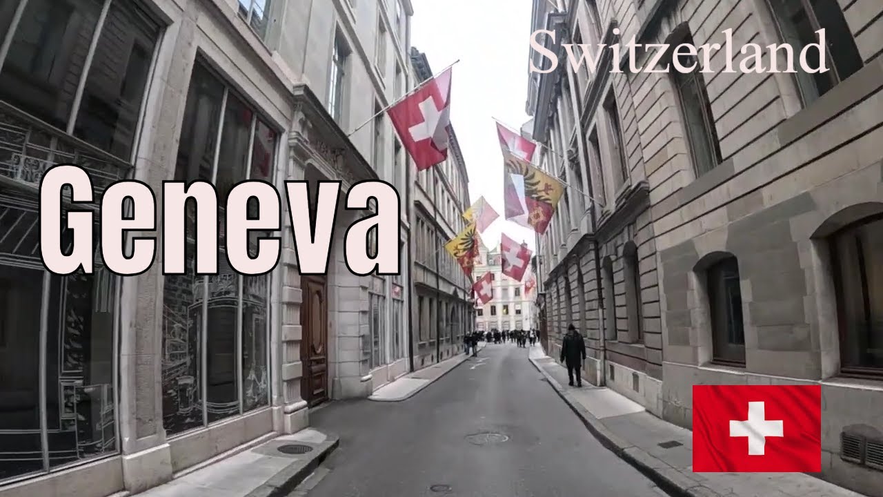 Driving Geneva 4k- Switzerland 🇨🇭