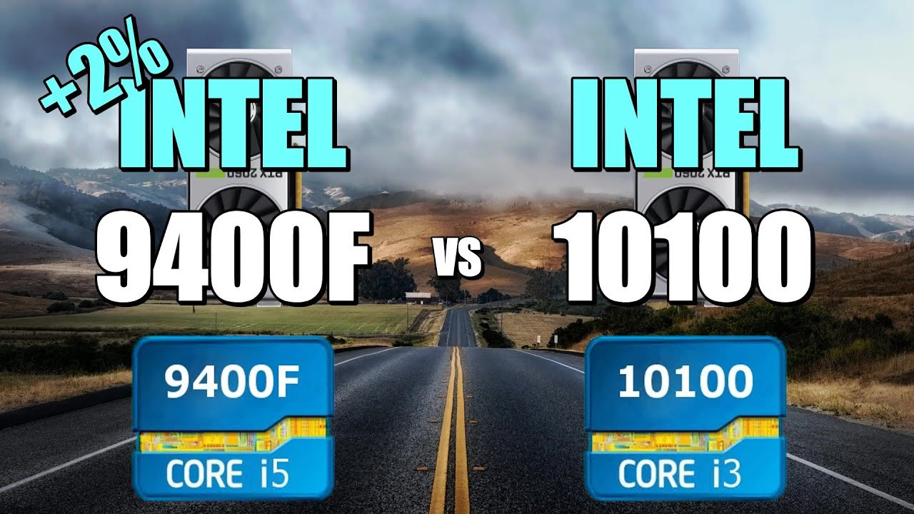 9400F vs 10100 - 2060S. CSGO, Fortnite, PUBG, GTAV, Overwatch.