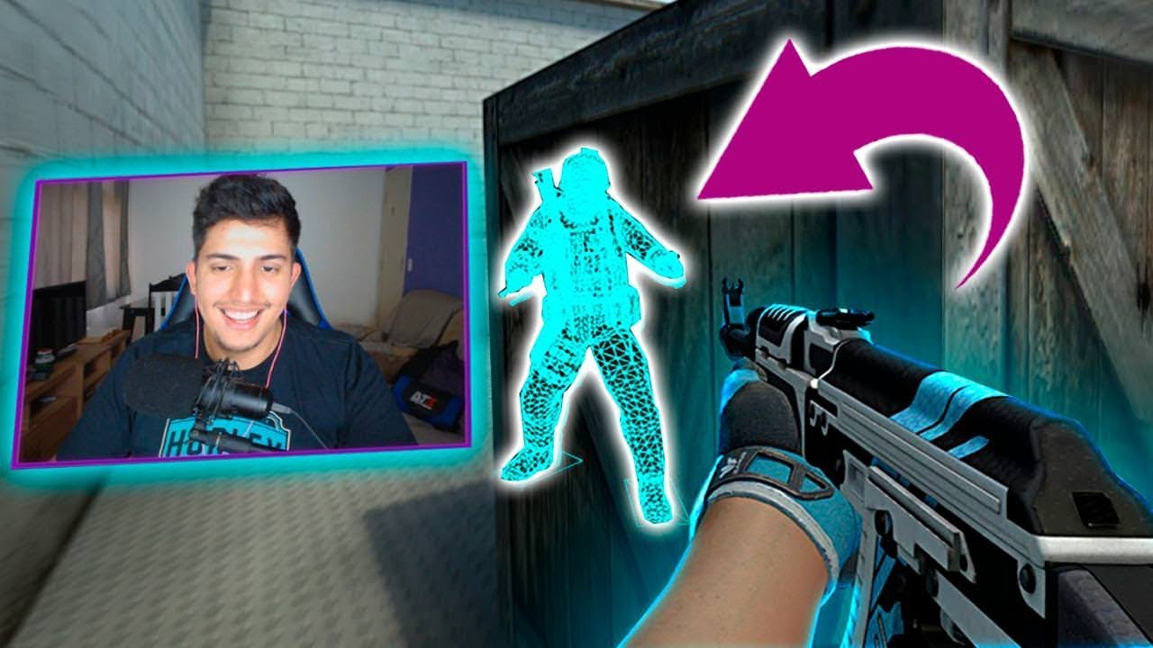 USEI WALLHACK para ROUBAR as SKINS do meu AMIGO (ele deu muito rage)
