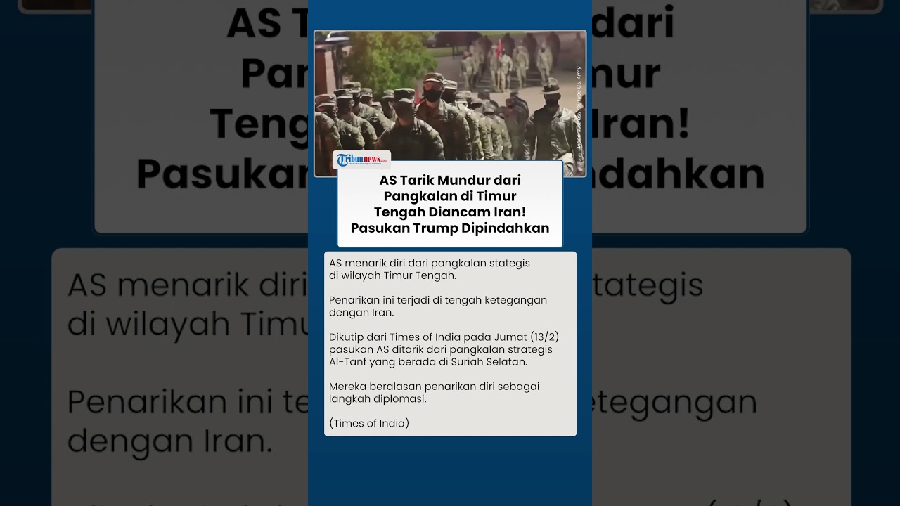 Pasukan AS Kocar-kacir dari Pangkalan di Timur Tengah Usai Diancam Iran, Senjata Ikut Dipindahkan