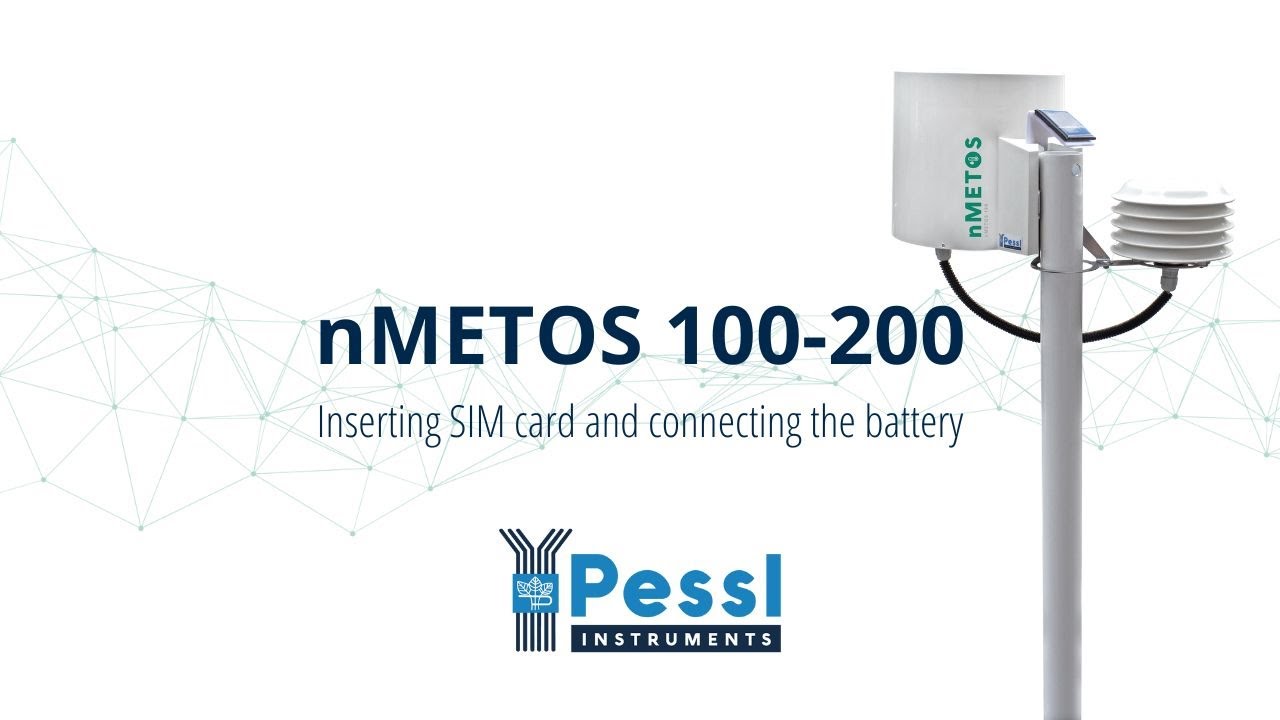 nMETOS - SIM Card and Battery Set Up