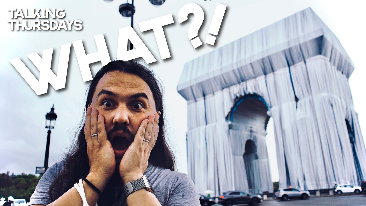 CHRISTO WRAPS UP ARC DE TRIOMPHE | The ICONIC Parisian arc is wrapped up!
