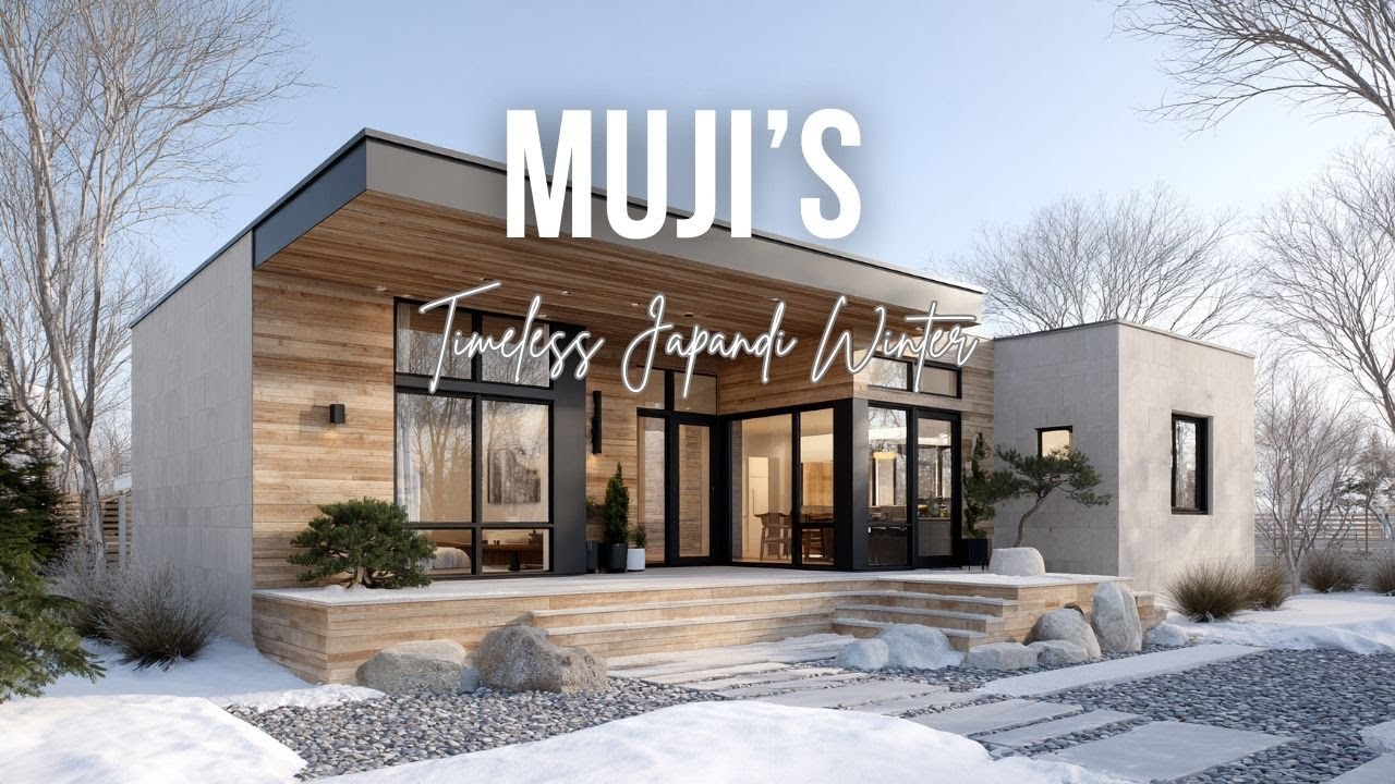 Timeless Japandi Winter Home Inspired by Muji’s Soft Neutral Palette and Natural Serenity