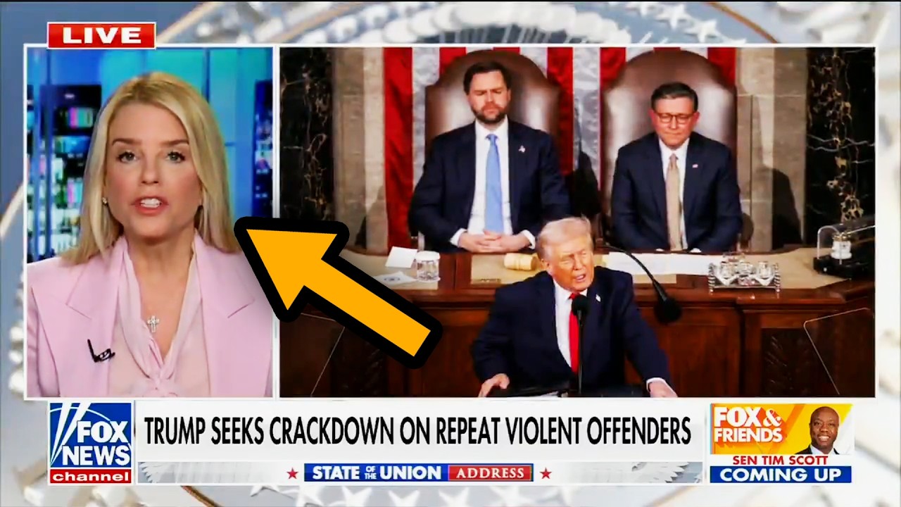 PANICKED Pam Bondi realizes the scam is ending