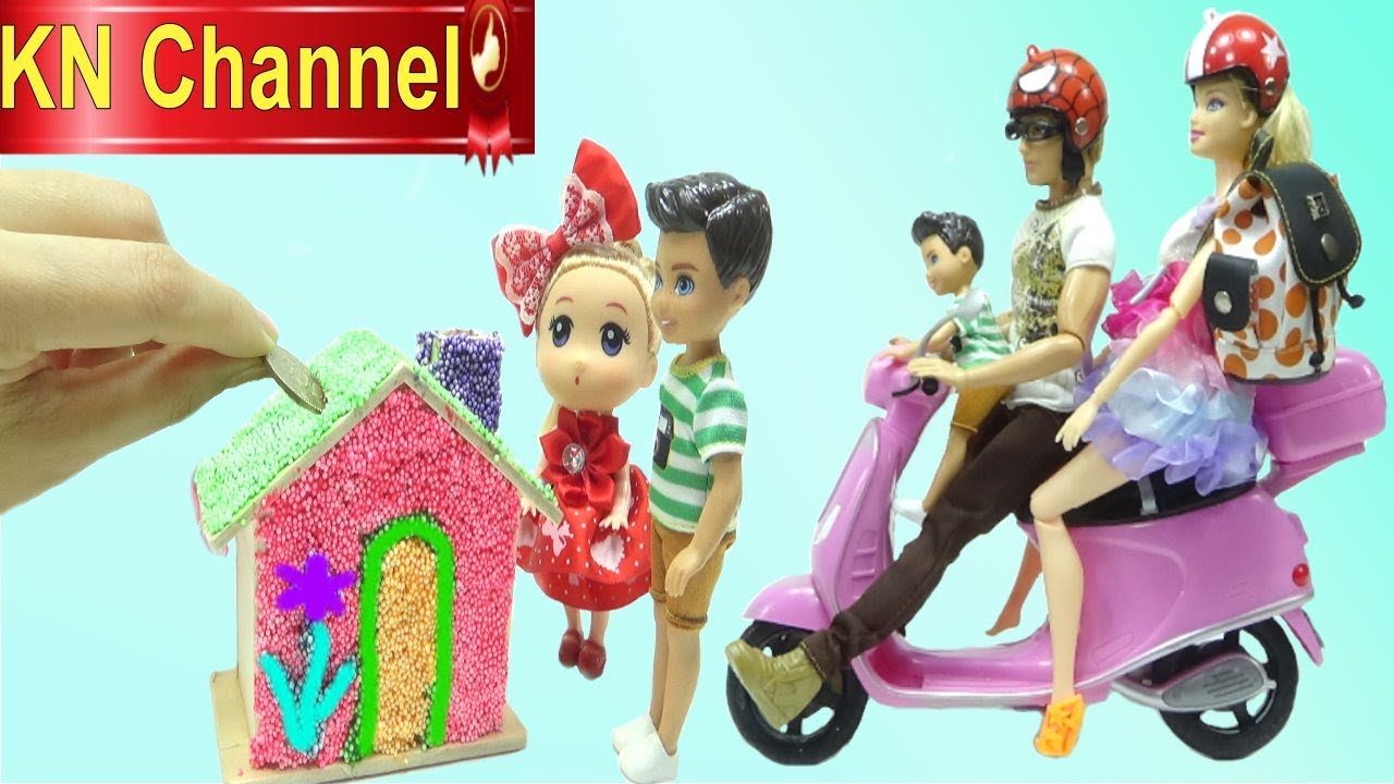 KN Channel thương tặng bé Nguyễn Gia Kiệt video VỀ QUÊ NGOẠI ĐỒ CHƠI PLAY FOAM HẠT XỐP MÀU SẮC