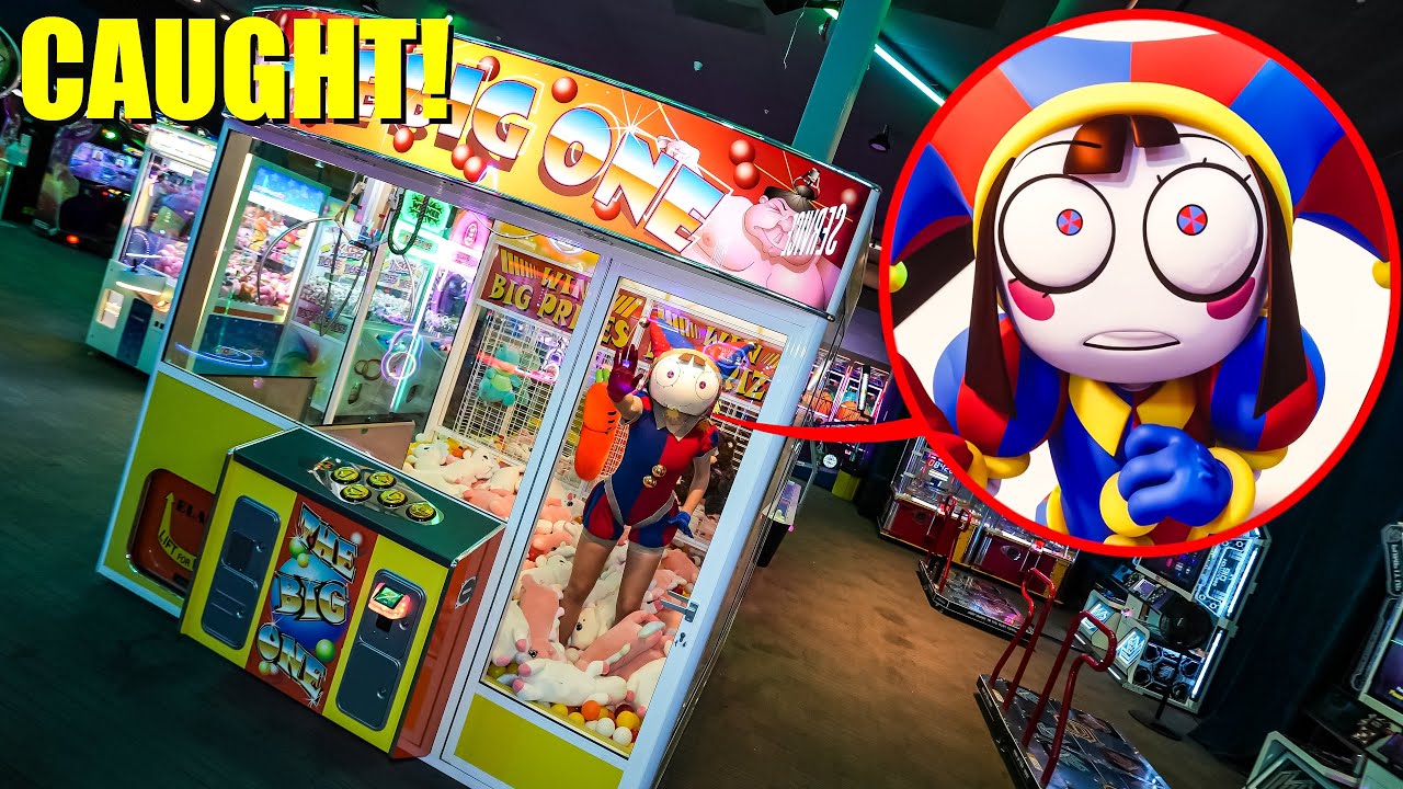 I CAUGHT POMNI STUCK IN THE ARCADE IN REAL LIFE! (DIGITAL CIRCUS MOVIE)