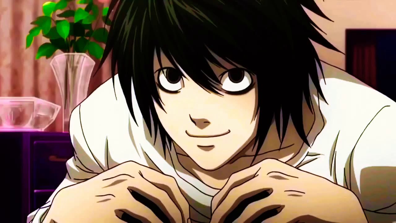 someone wrote this song before.... but only the best part and a deeper voice - AMV L [ death note ]