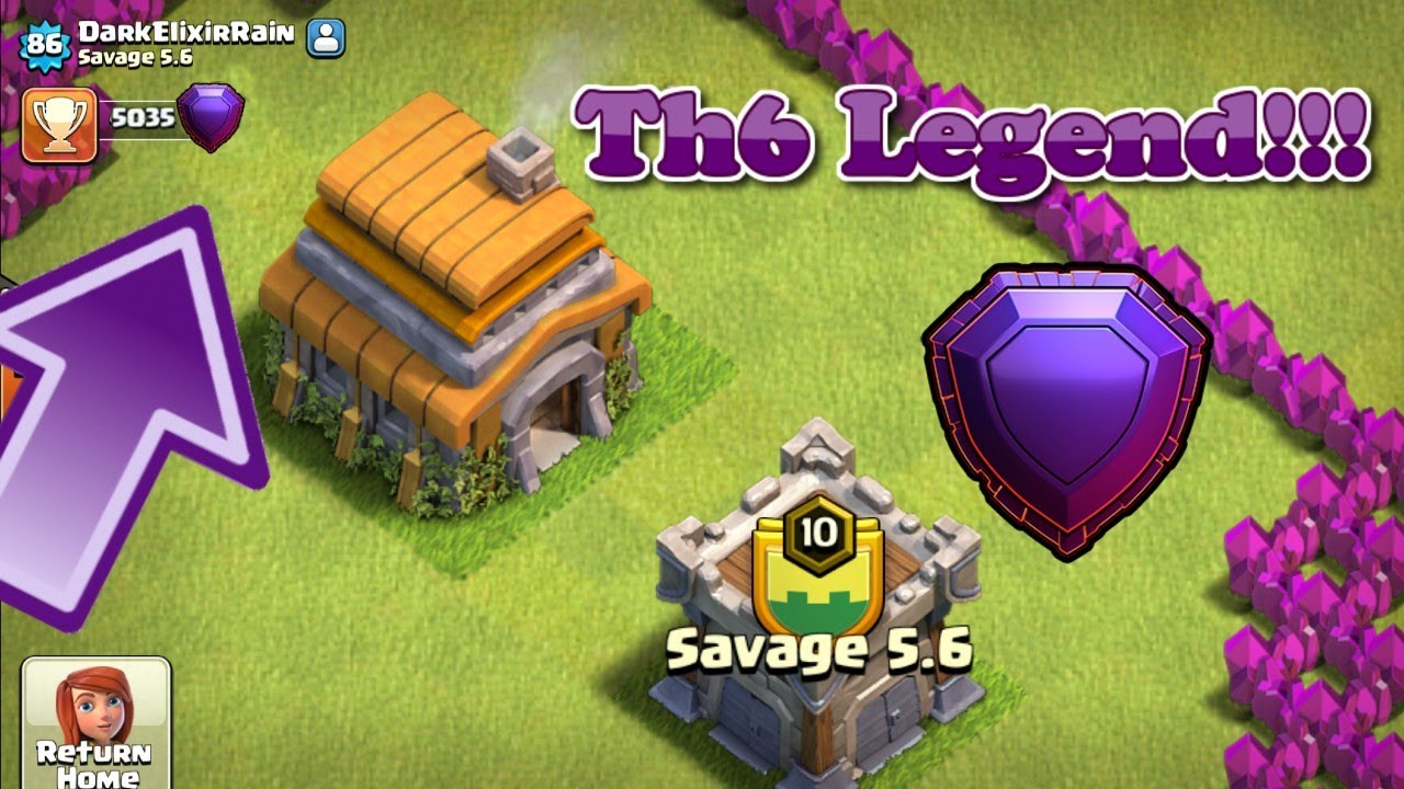 II Highest TH6 To Hit Legend League (COC History!!!) & Visit To Savage 5.6 II Barch Attacks I 2020