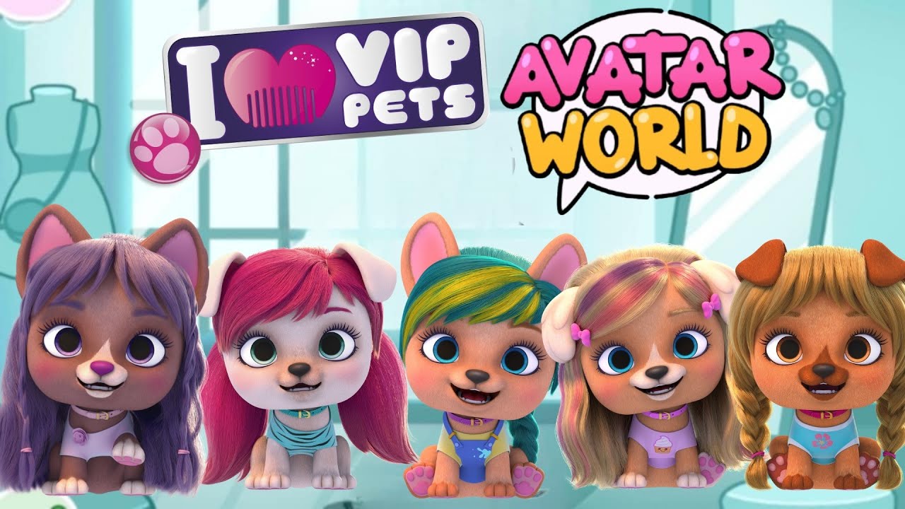 How To Make I Love VIP Pets Characters 🙂🐱😻in Avatar World #avatarworld #vippetsworld