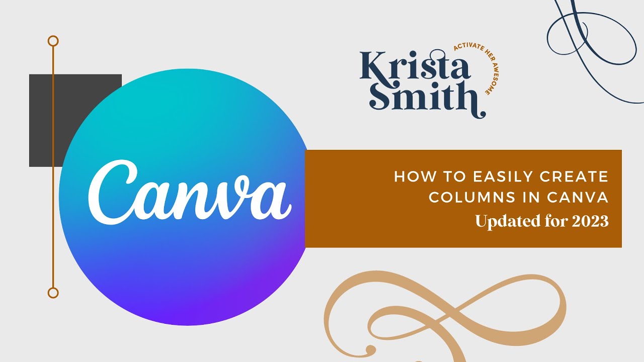 How to Easily Create Columns in Canva UPDATED 2023