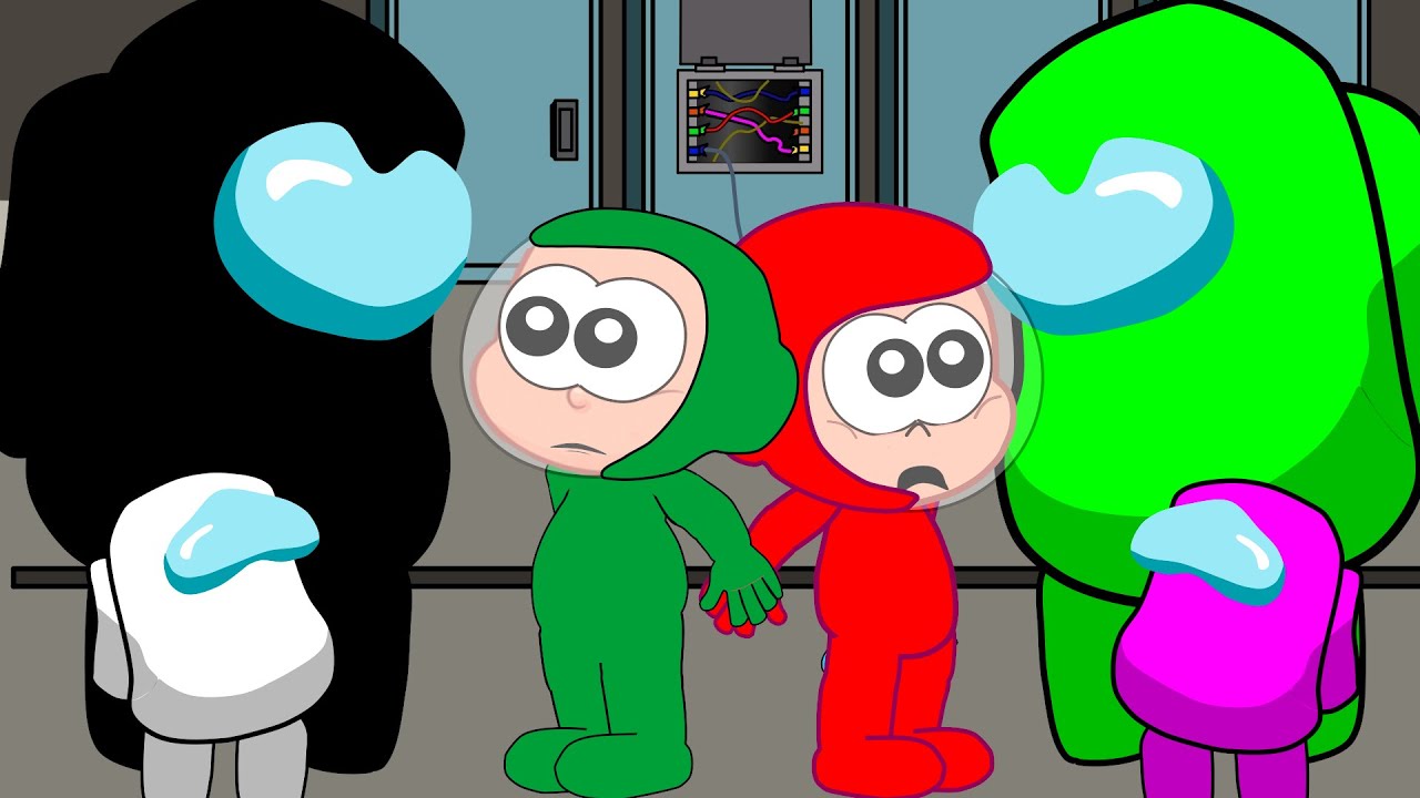 M&ocirc;nica e Cebolinha em Among Us - Quem Ser&aacute; o Novo Impostor - Among Us em Desenho Animado