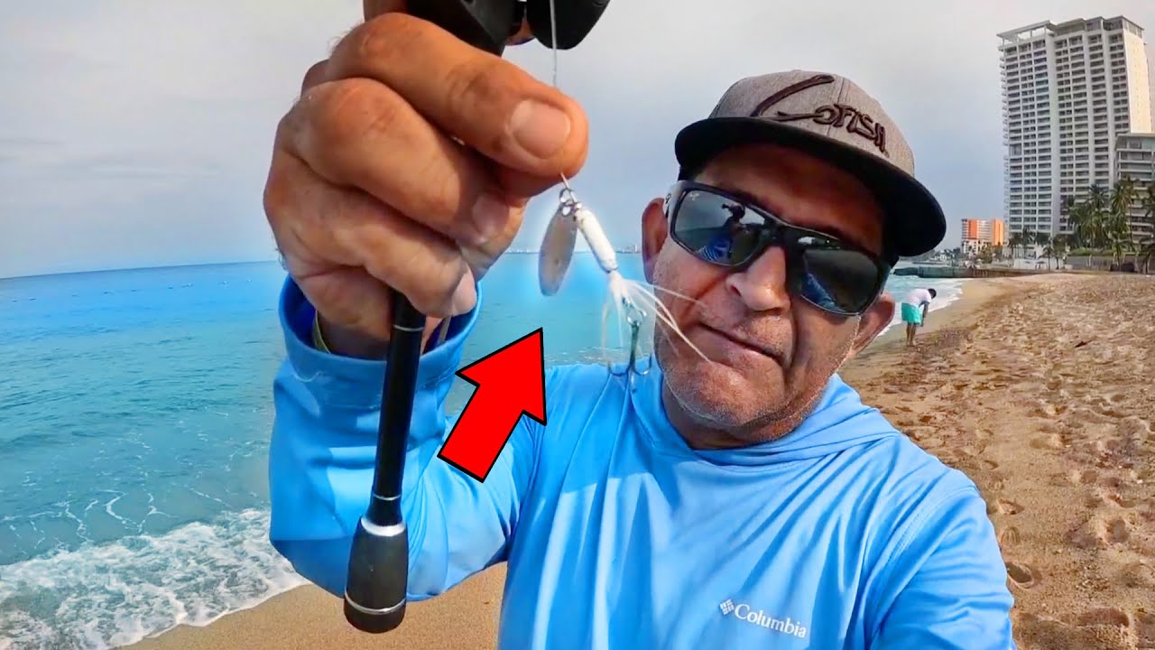 ESTE PEQUEÑO SEÑUELO SALVO MI DIA | Pescando en Playa