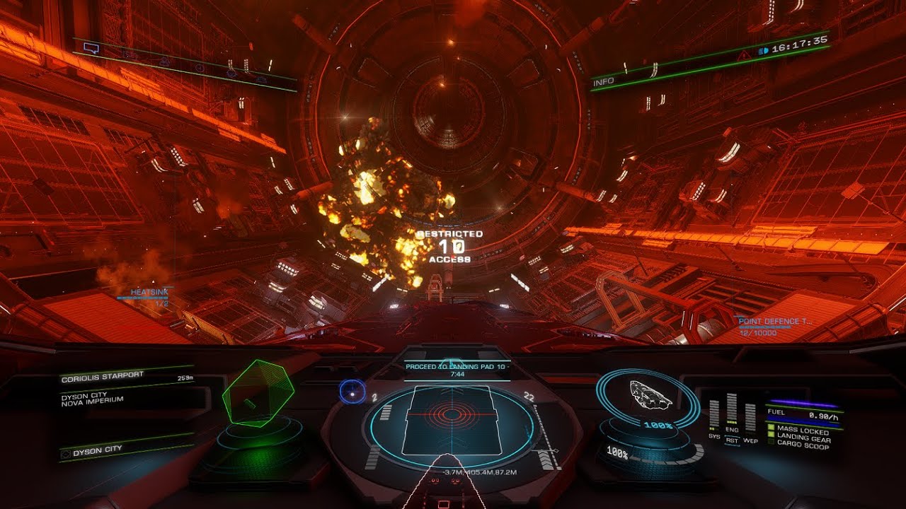 Elite Dangerous: Act of humanity - damaged starport evacuation