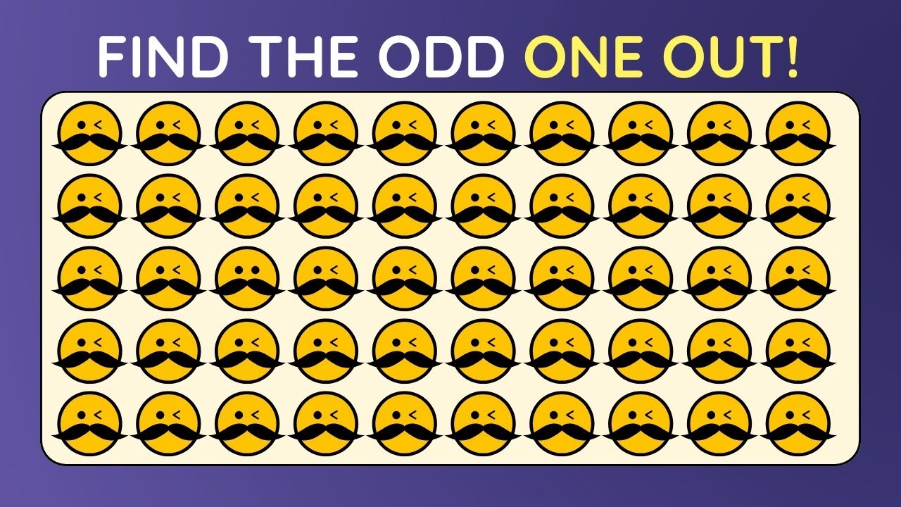 Find The Odd One Out | Emoji Quiz