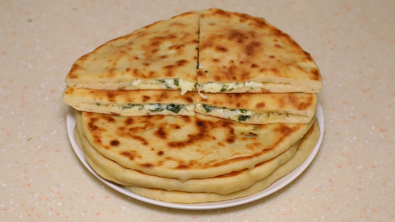 Хачапури на кефире. Невероятно вкусные и быстрые лепешки на завтрак.