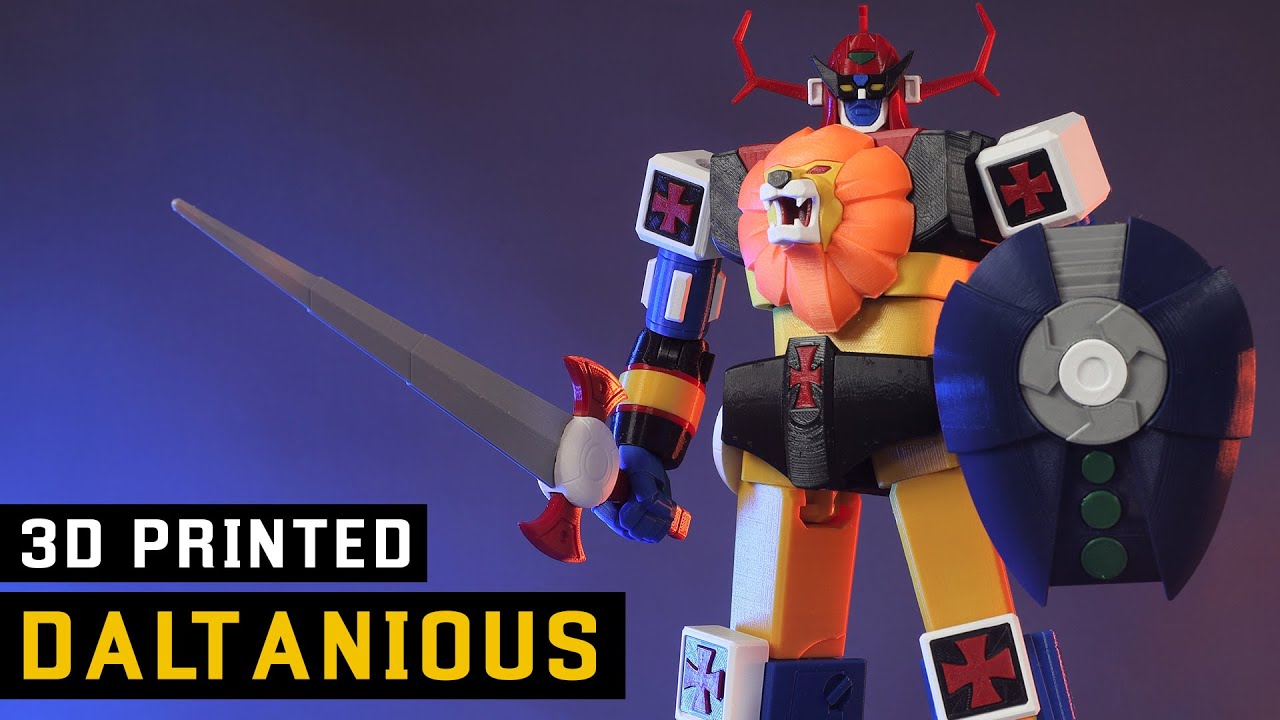 FREE DOWNLOAD: STL FILE FOR 3D PRINTED DALTANIOUS MECHA MODEL (NON TRANSFORM)