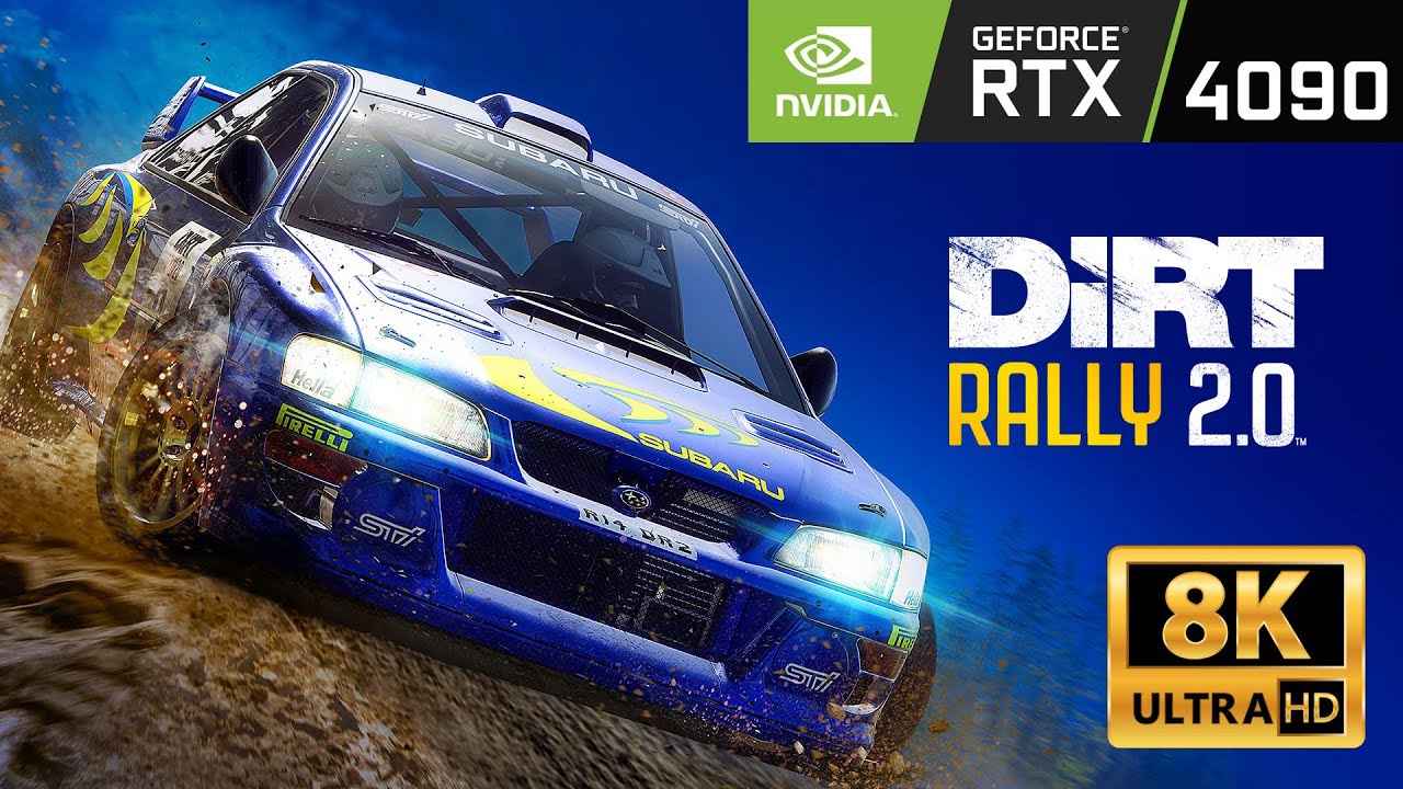 DiRT Rally 2.0 (8K Max Settings) RTX 4090 - Gameplay
