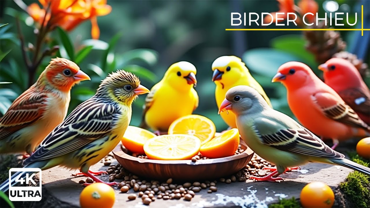 🔴Playful Squirrels & Greedy Birds Eat on the Wall🕊️🐿️ Live 12 Hours in Ultra HD 😺