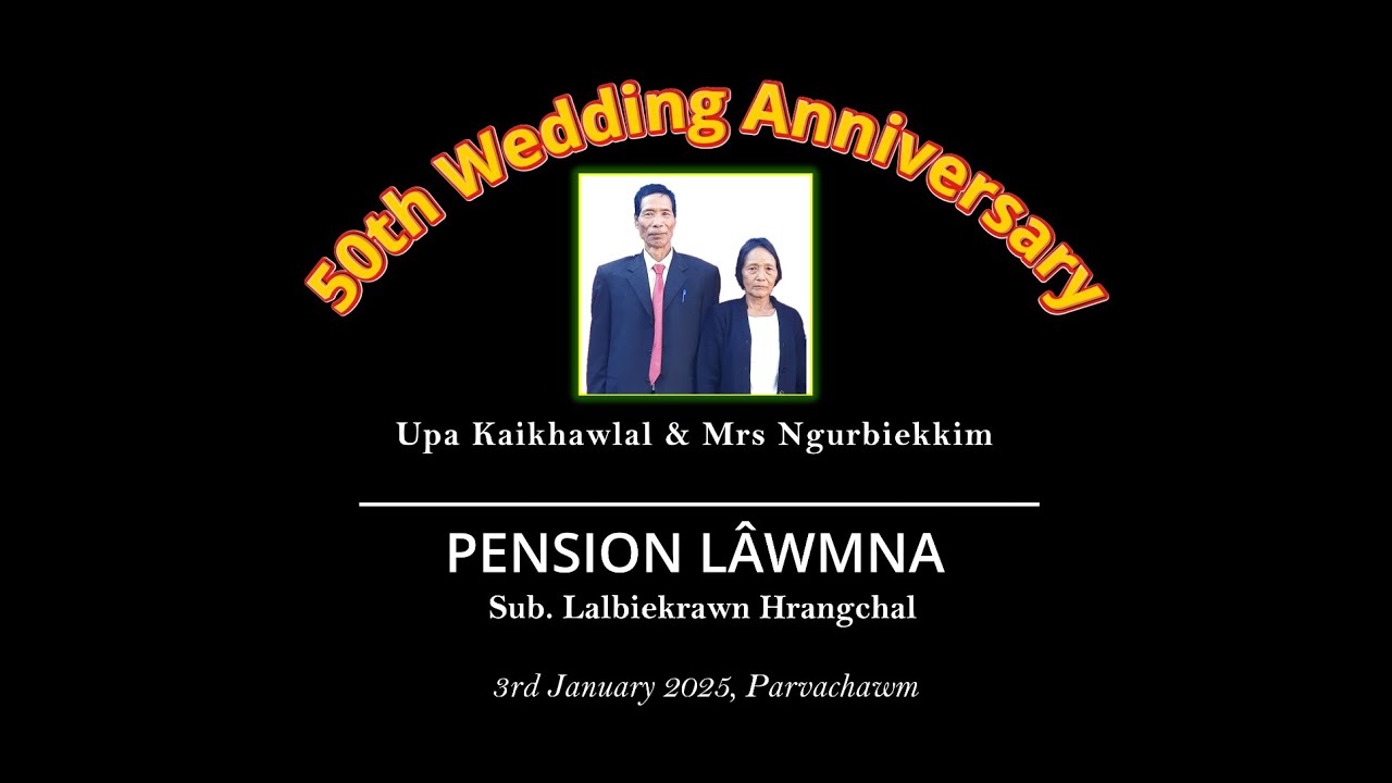 50th Wedding Anniversary le Pension Lâwmna