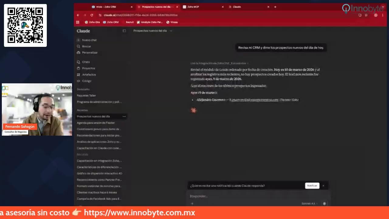 Cómo conectar tu Claude con Zoho CRM usando MCP