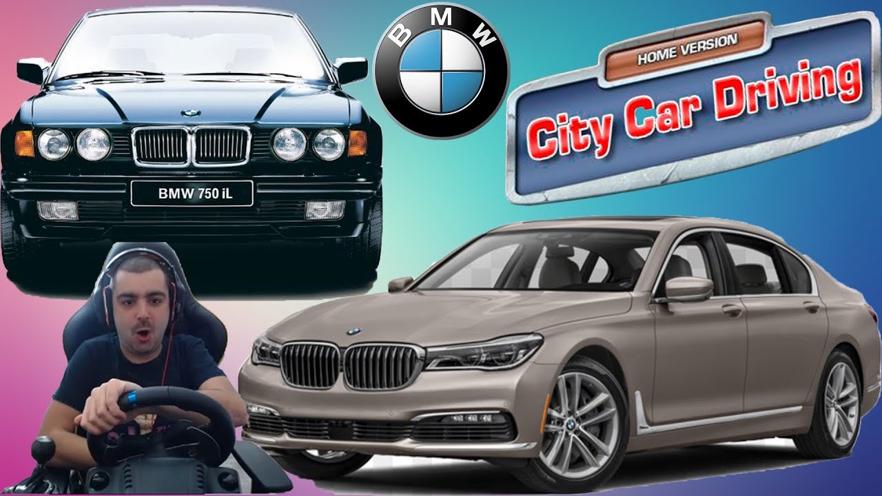 BMW 750i 2016 / BMW 7 (E38) City Car Driving #24
