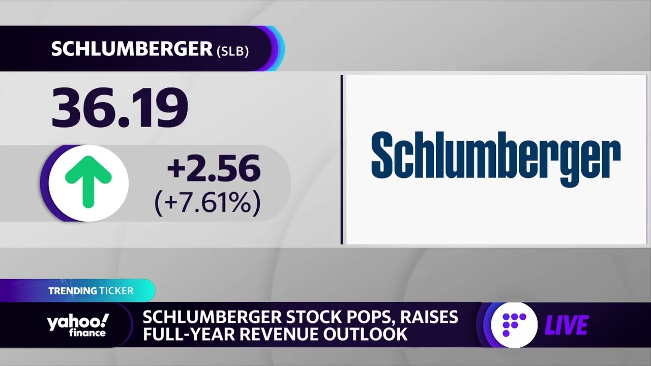 Oil services company Schlumberger raises full-year revenue outlook