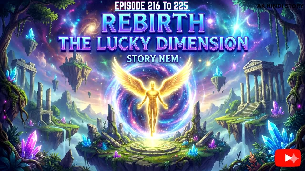 Rebirth the lucky dimension || Episode :- 216 To 225 || A Complete Story || novel story