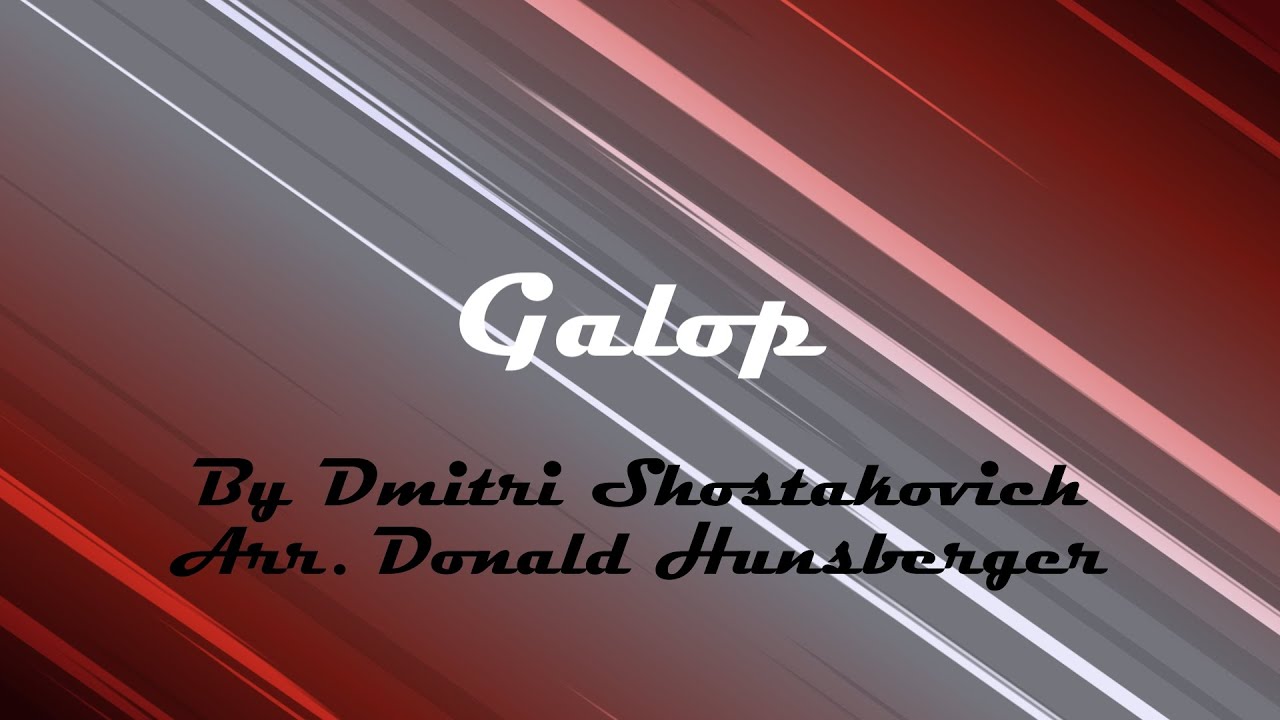 Charlotte Community Band- Galop