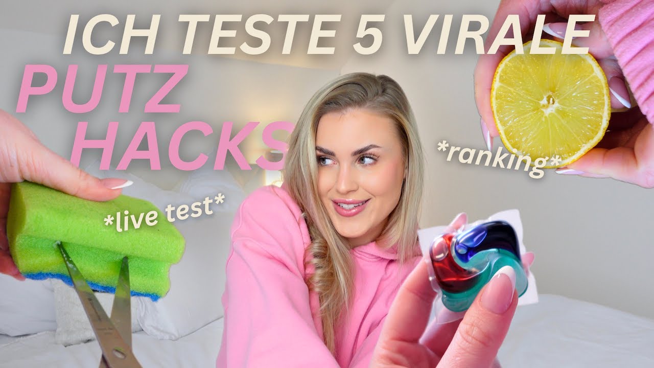 ICH TESTE 5 VIRALE PUTZHACKS 😱 | Live Test & Ranking 🧽