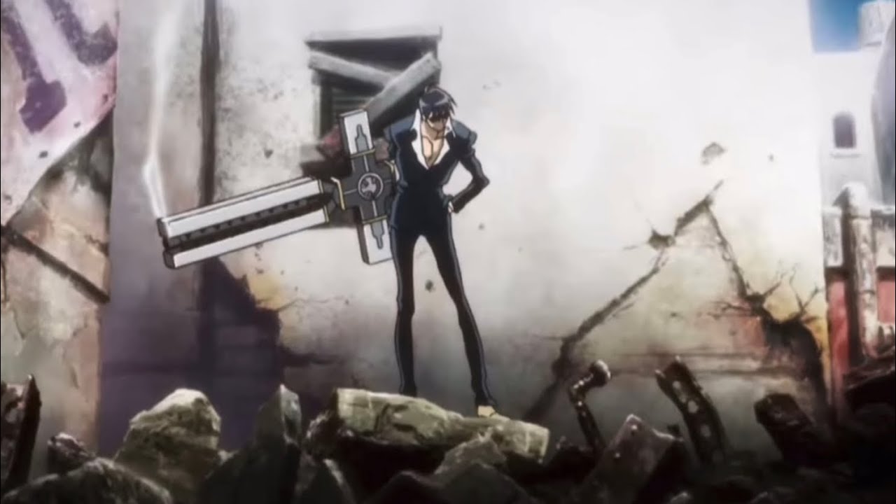 trigun badlands rumble but it&rsquo;s every time Nicholas D. Wolfwood is onscreen
