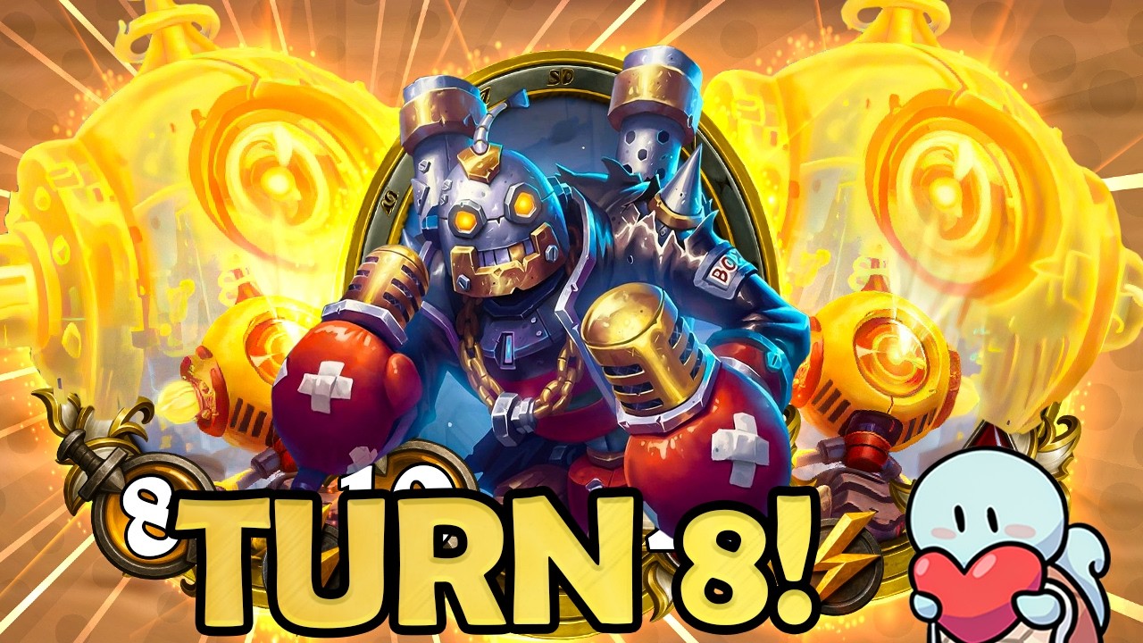 The BEST Turn 8 Mech Board! | Hearthstone Battlegrounds