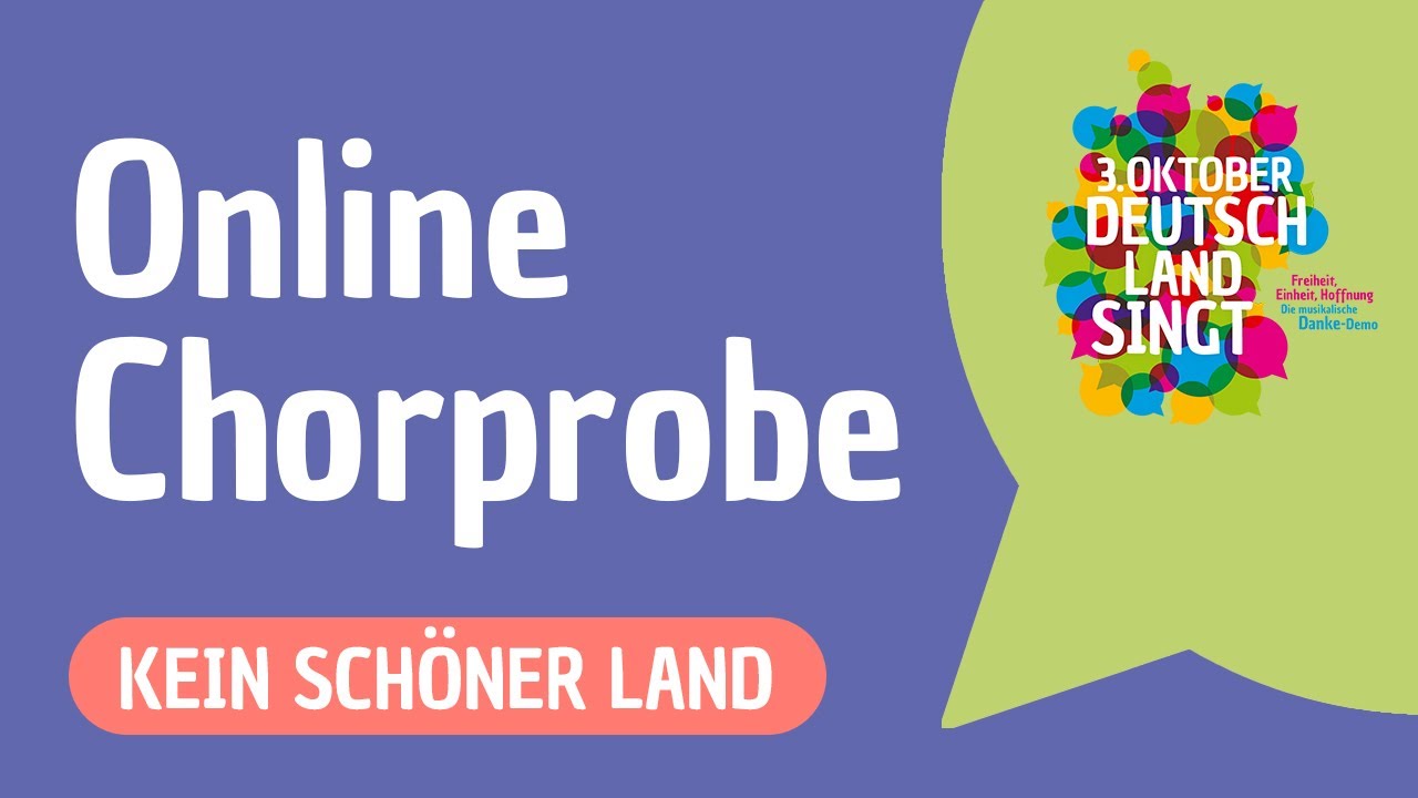 Online-Chorprobe | Kein schöner Land