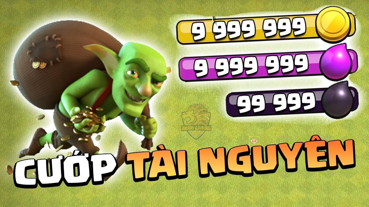 TOP 6 COMBO FARM T&Agrave;I NGUY&Ecirc;N NHANH NHẤT Clash of clans | Akari Gaming