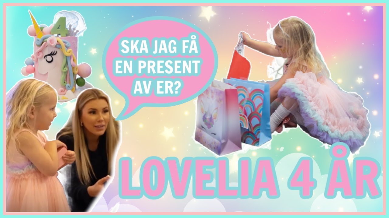 LOVELIA HAR 4-ÅRS KALAS MED 30 BARN + EN ÖVERRASKNING! HUR SKA DETTA GÅ?