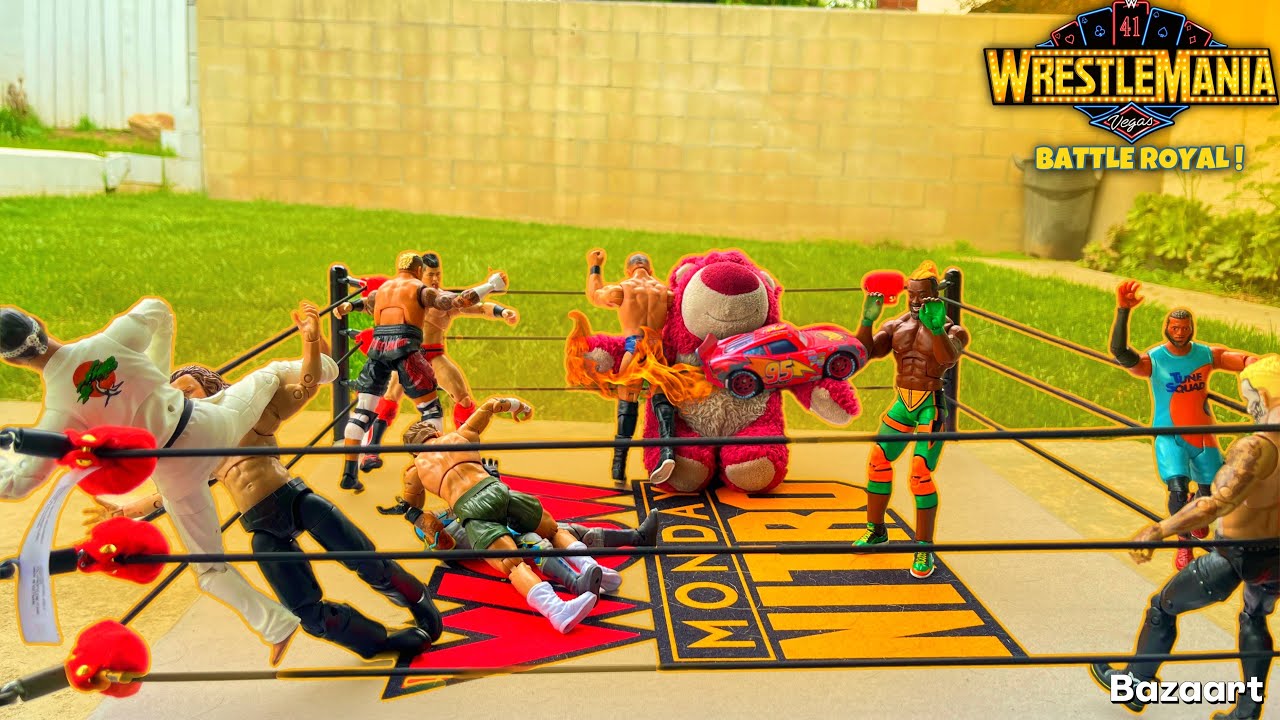 20-MAN WRESTLEMANIA KICKOFF SHOW BATTLE ROYAL!