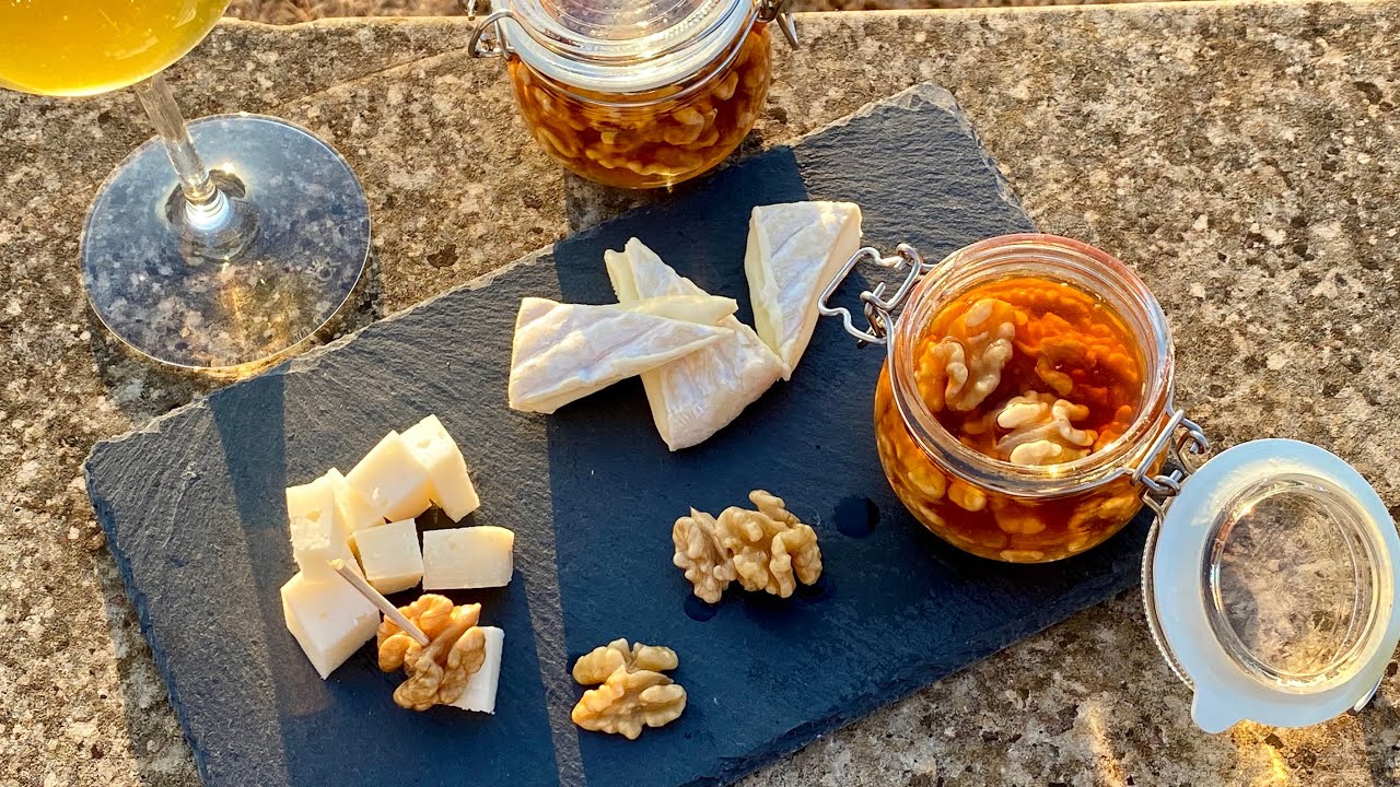 Pickled WALNUTS in BRANDY 😋 You will never eat cheese again without these NUTS preserves in BRANDY