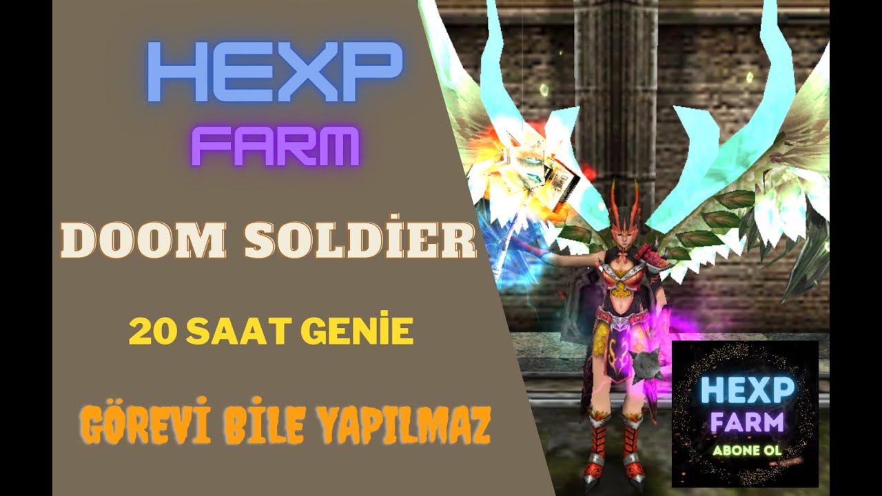 NEFRET EDİLEN SLOTU DÖNDÜK - DOOM SOLDİER 20 SAAT GENİELİ AFK FARM - İNT BP İLE FARM #44