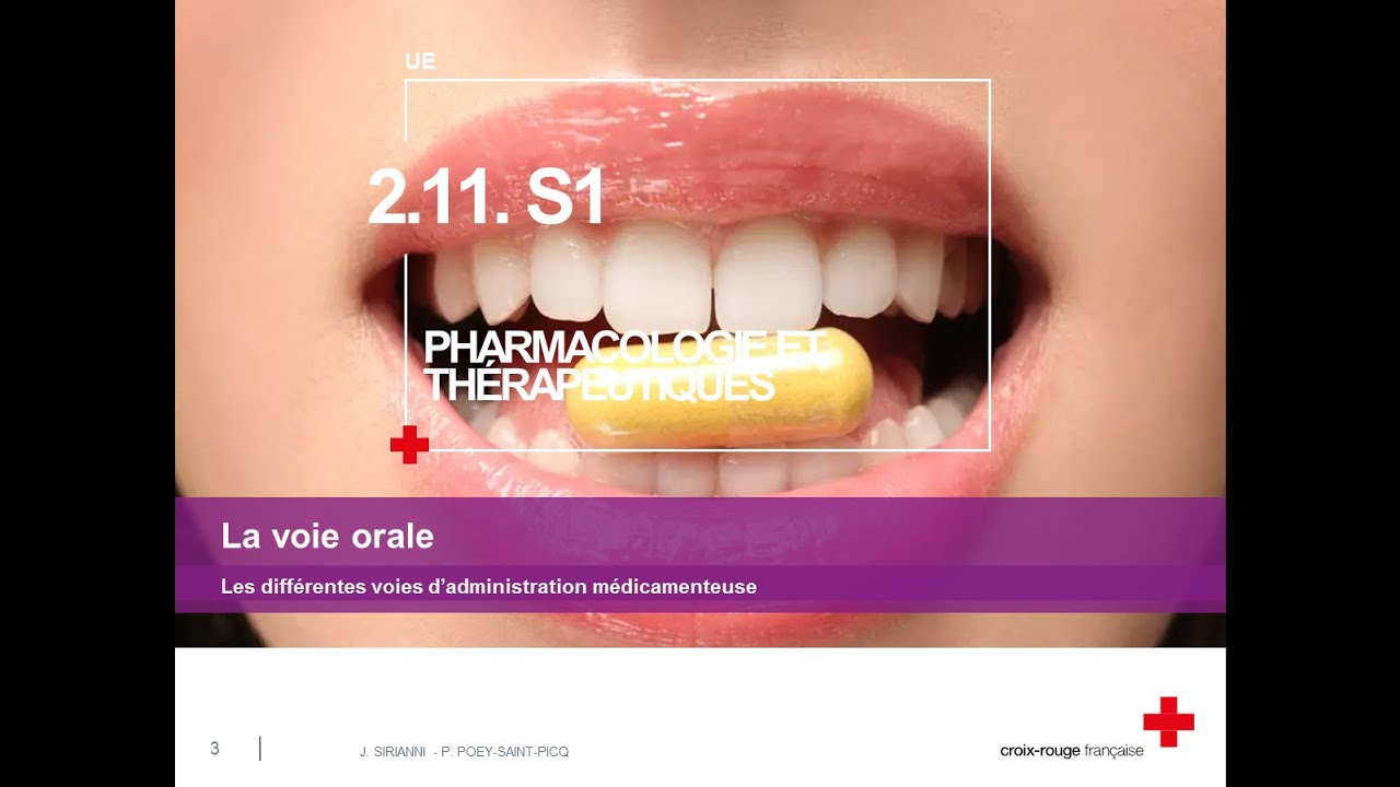 L'administration de médicaments par voie orale