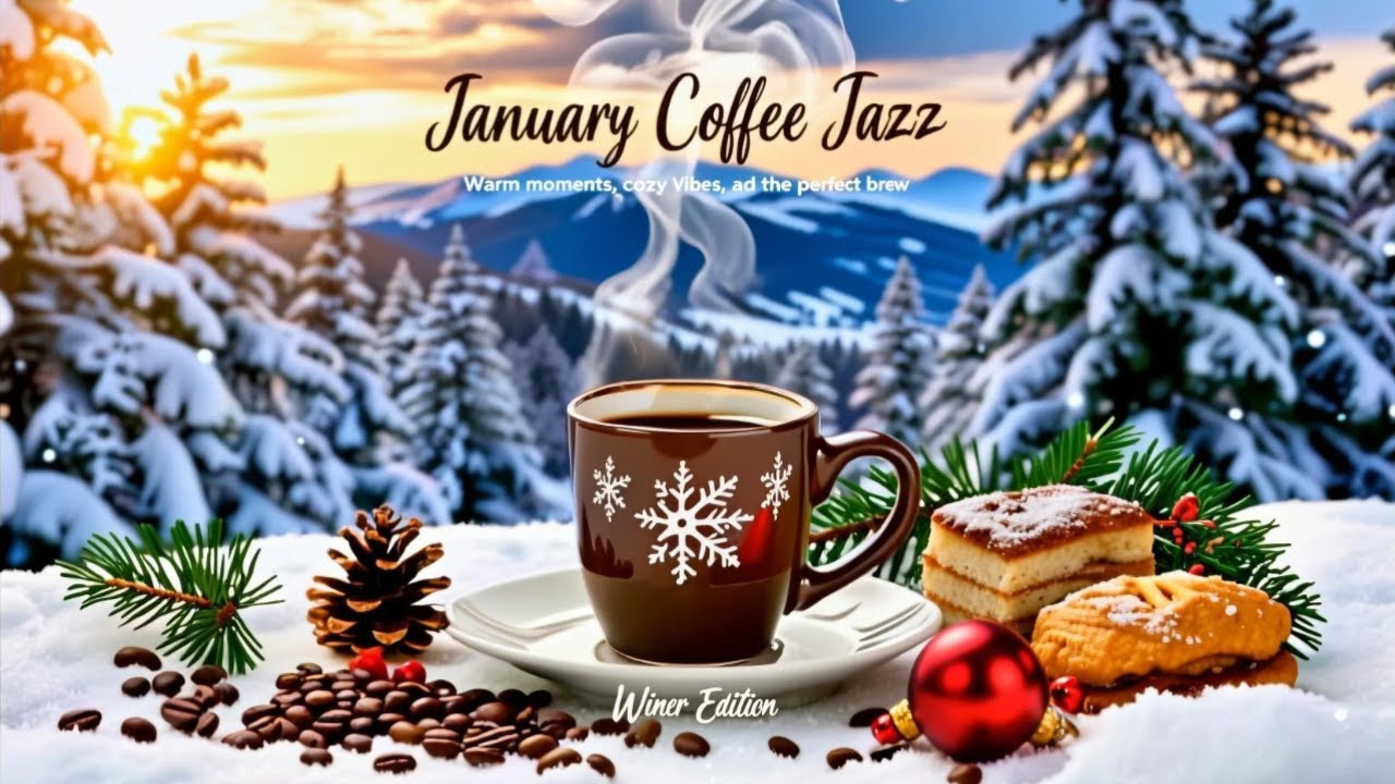 January Coffee Jazz ☕ Warm Morning Jazz & Cheerful Bossa Nova Instrumental for Positivity
