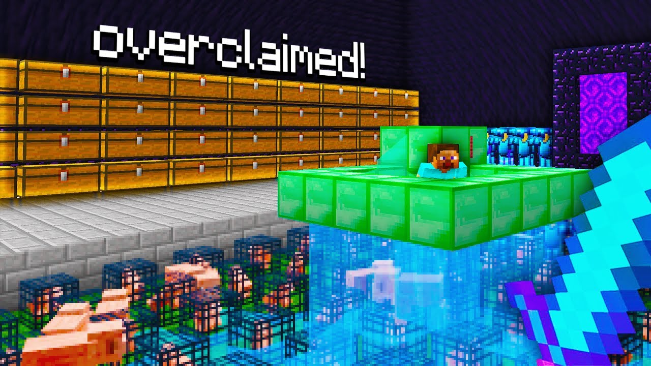 this Minecraft base looked normal.. until I noticed this HUGE mistake in their base! (RICH RAID)