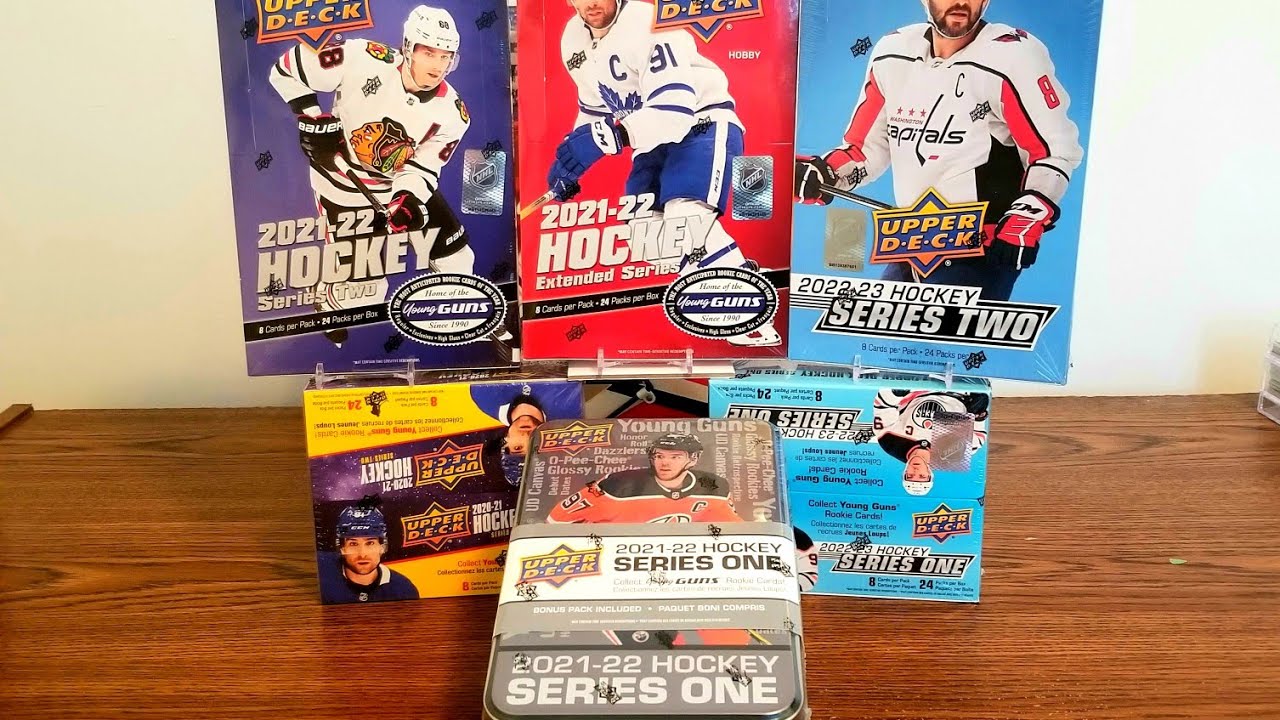 SPÉCIAL 1000 ABONNÉS!!! Méga Ouverture de 6 Boites de Cartes De Hockey! 38 YOUNG GUNS + HIGH GLOSS!!